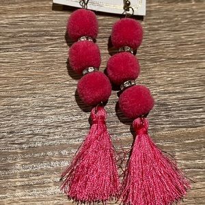 Super fun pink earrings!